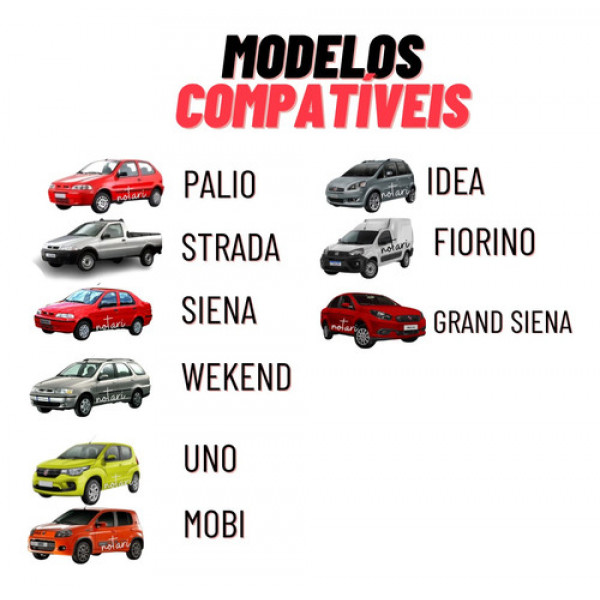 Manopla De Cambio Fiat Mobi 2016 Até 2021 Idea 2004 Até 2016