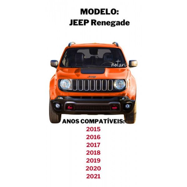 Capa Retrovisor Jeep Renegade 2016 2017 19 2020 21 Original